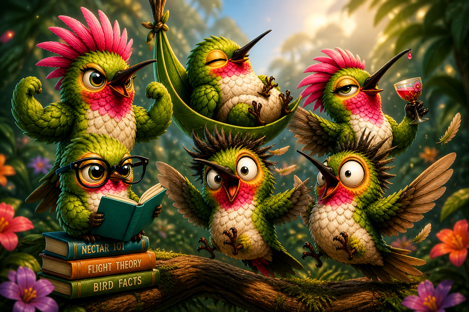The Hummingbird Crew — The Whole Flock Together